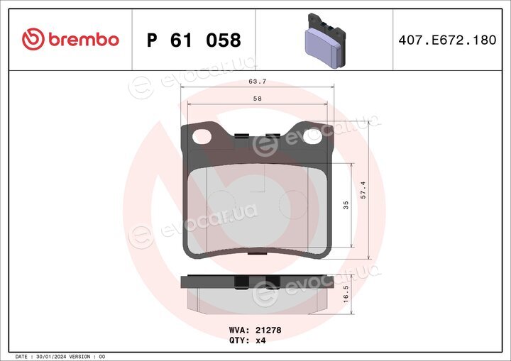 Brembo P 61 058