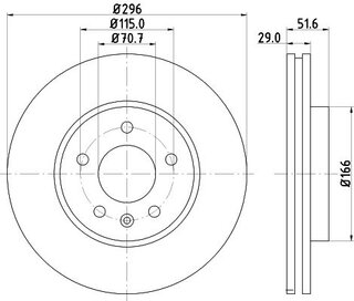 Hella Pagid 8DD 355 114-401