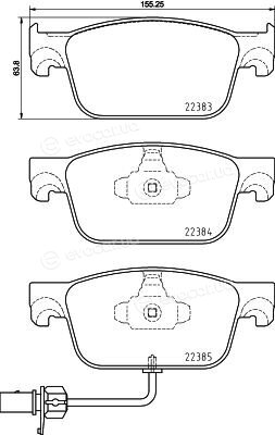 Hella Pagid 8DB 355 024-951