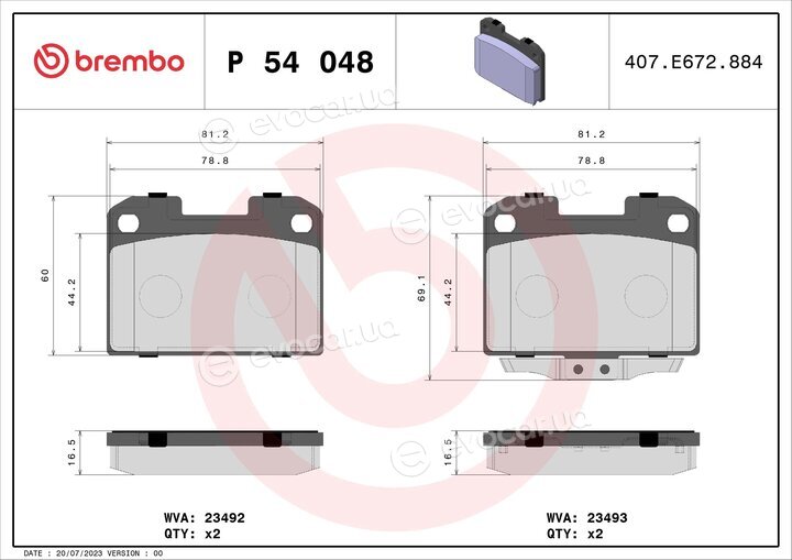 Brembo P 54 048