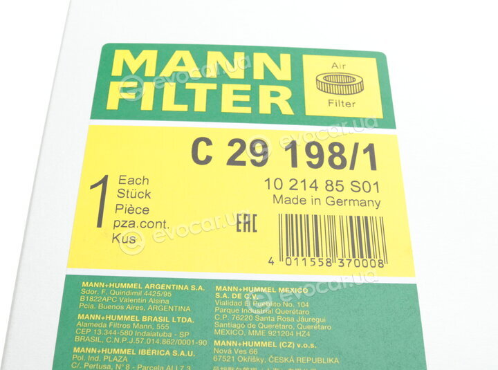 Mann C 29 198/1
