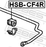Febest HSB-CF4R