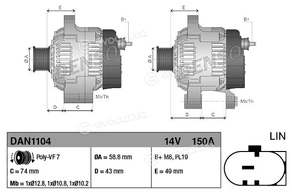 Denso DAN1104