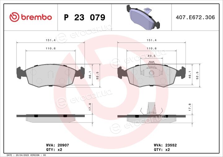 Brembo P 23 079