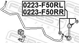 Febest 0223-F50RR