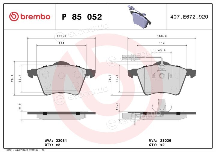 Brembo P 85 052