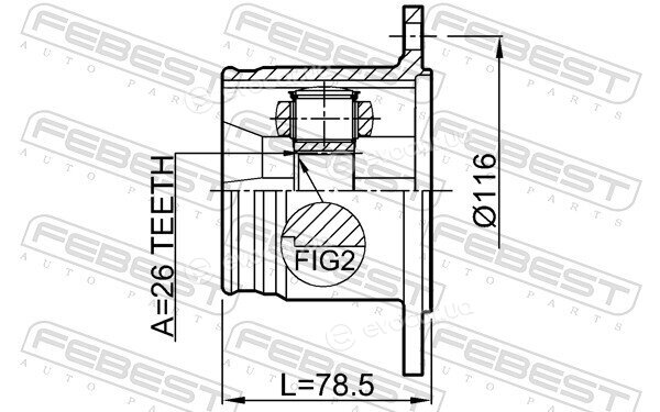 Febest 0711-JBR