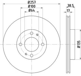 Hella Pagid 8DD 355 125-241