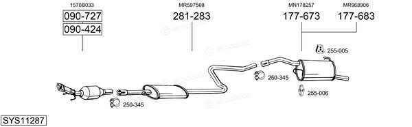 Bosal SYS11287