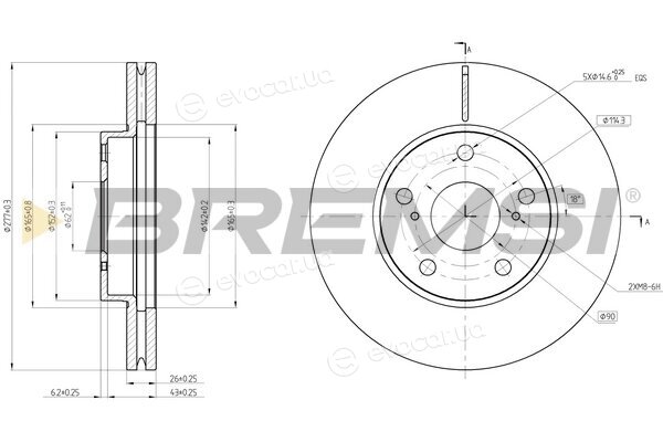 Bremsi CD8653V