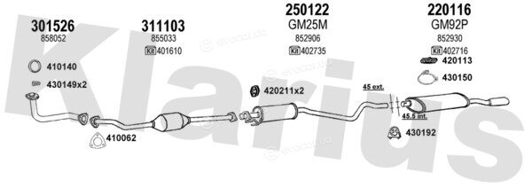 Klarius 391128E