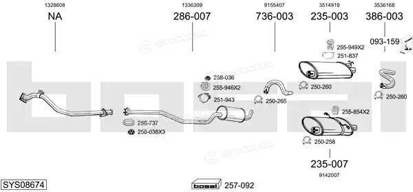 Bosal SYS08674