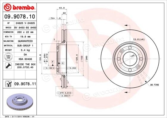 Brembo 09.9078.10