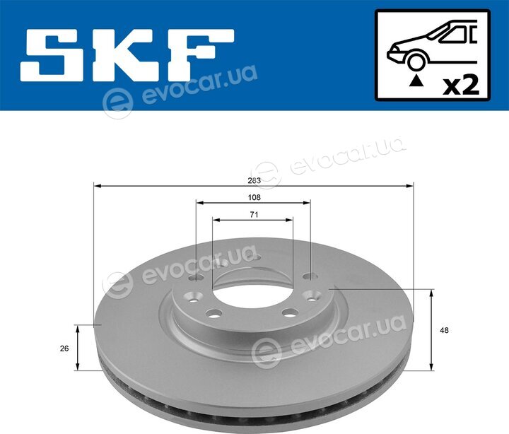 SKF VKBD 80061 V2