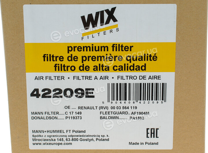 WIX 42209E