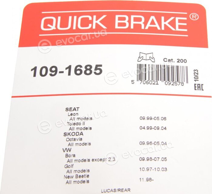 Kawe / Quick Brake 109-1685