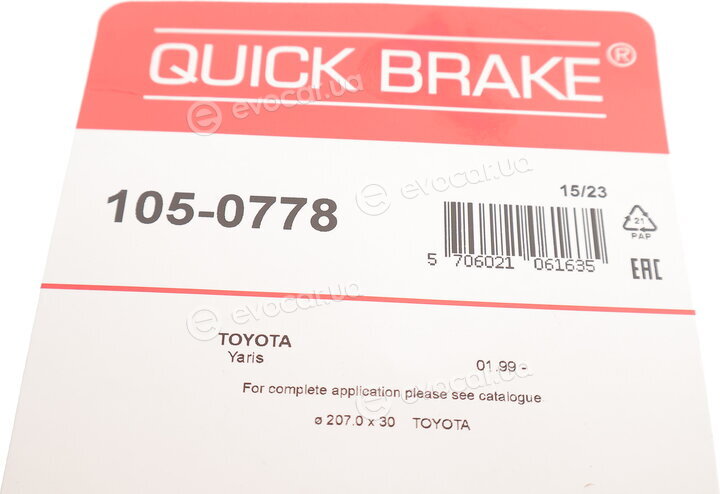 Kawe / Quick Brake 105-0778