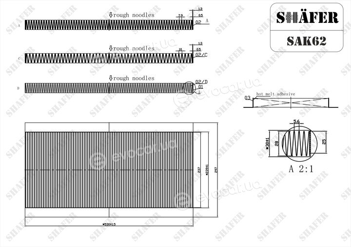 Shafer SAK62