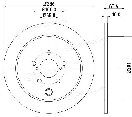 Hella Pagid 8DD 355 116-421