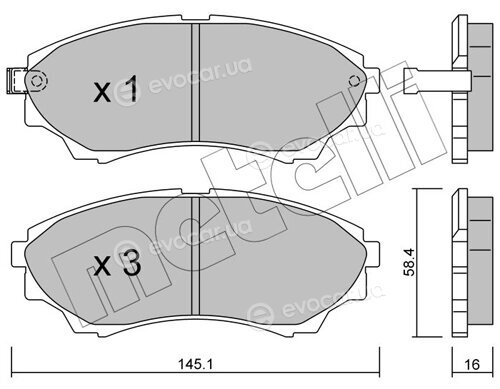 Metelli 22-0610-0