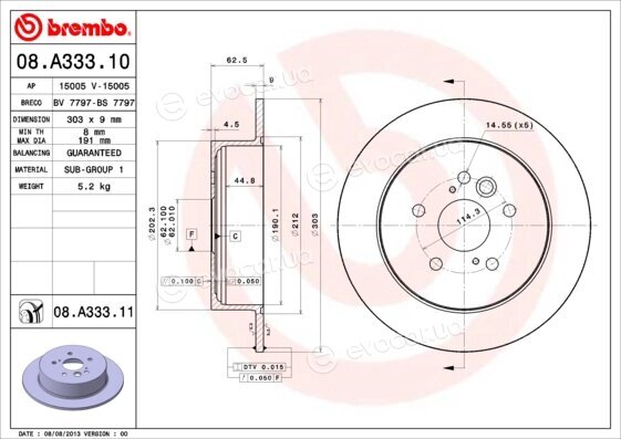 Brembo 08.A333.11