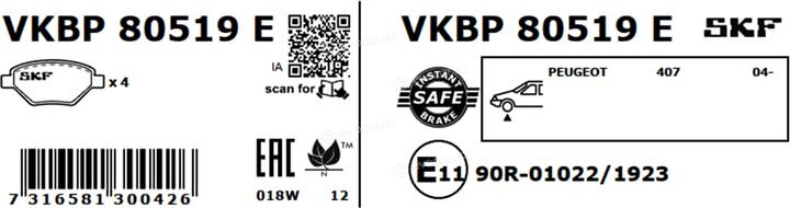 SKF VKBP 80519 E