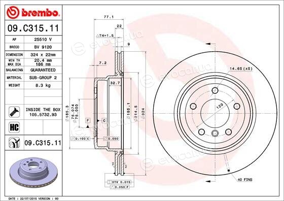 Brembo 09.C315.11