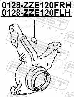 Febest 0128-ZZE120FRH