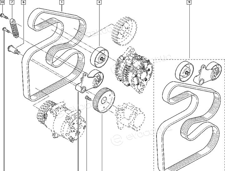 Renault / Nissan 7701477518