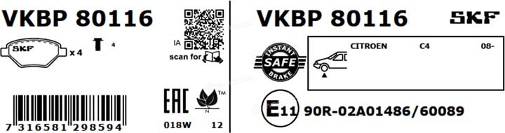 SKF VKBP 80116