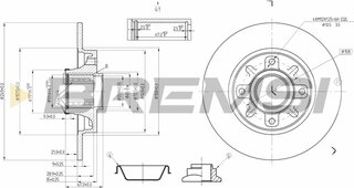 Bremsi CD7561S
