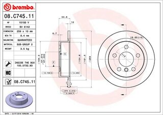 Brembo 08.C745.11