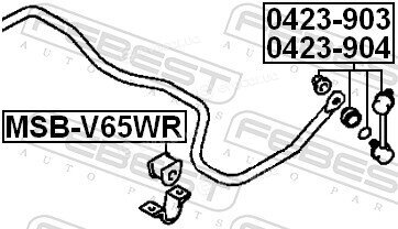 Febest MSB-V65WR