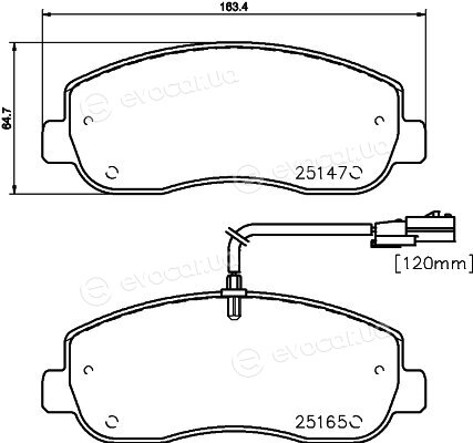 Hella Pagid 8DB 355 015-291