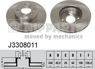 Nipparts J3308011