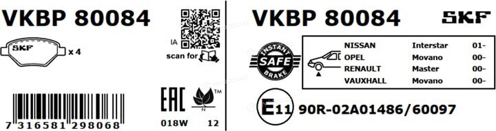 SKF VKBP 80084