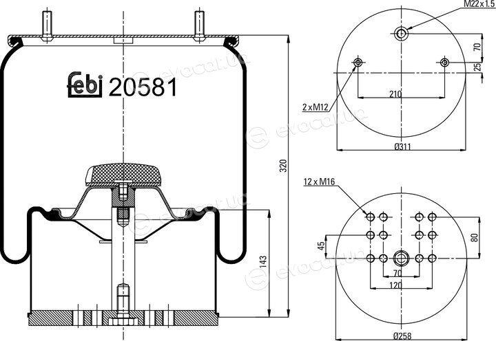 Febi 20581
