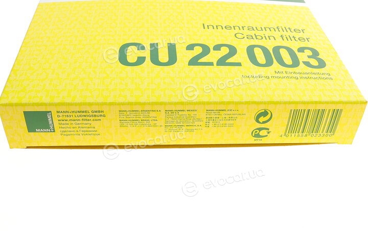Mann CU 22 003