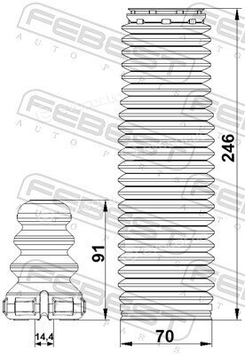Febest KSHB-SORC5F-KIT