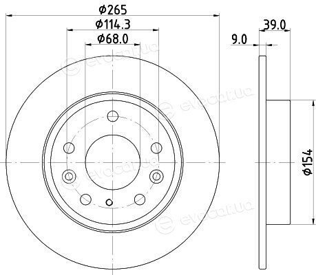 Hella Pagid 8DD 355 133-501