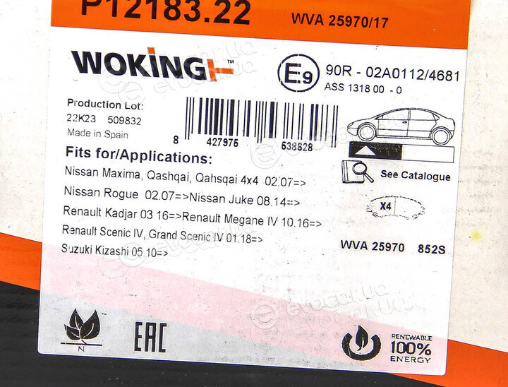 Woking P12183.22