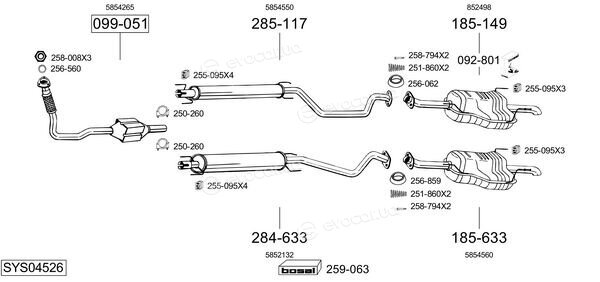 Bosal SYS04526