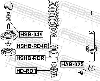 Febest HSHB-RDR