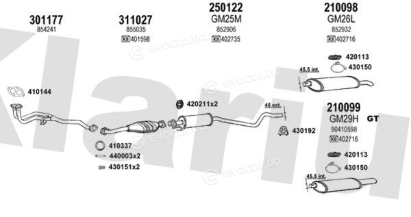 Klarius 390725E