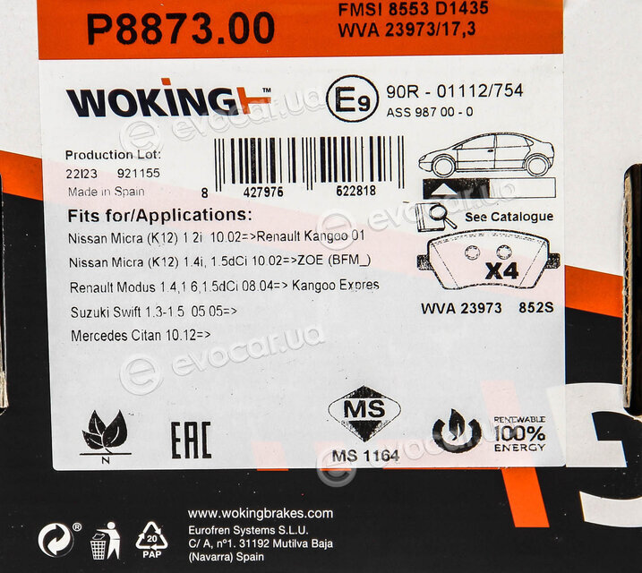 Woking P8873.00