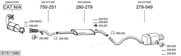 Bosal SYS11080