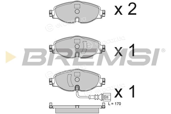 Bremsi BP3782