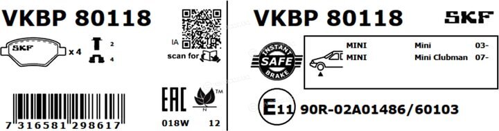 SKF VKBP 80118