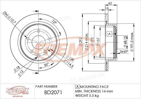 Fremax BD-2071