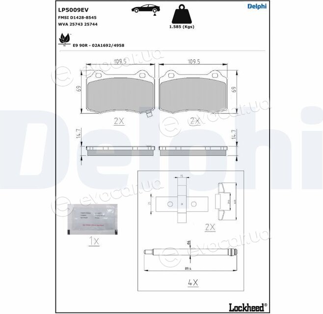 Delphi LP5009EV